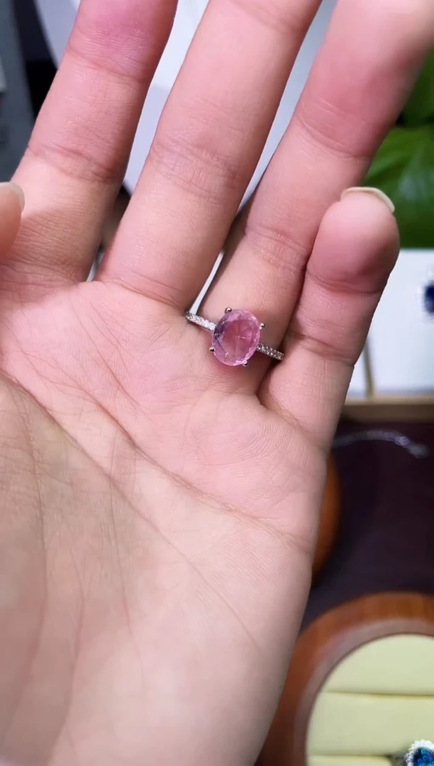 合金合成钻石粉宝戒指
