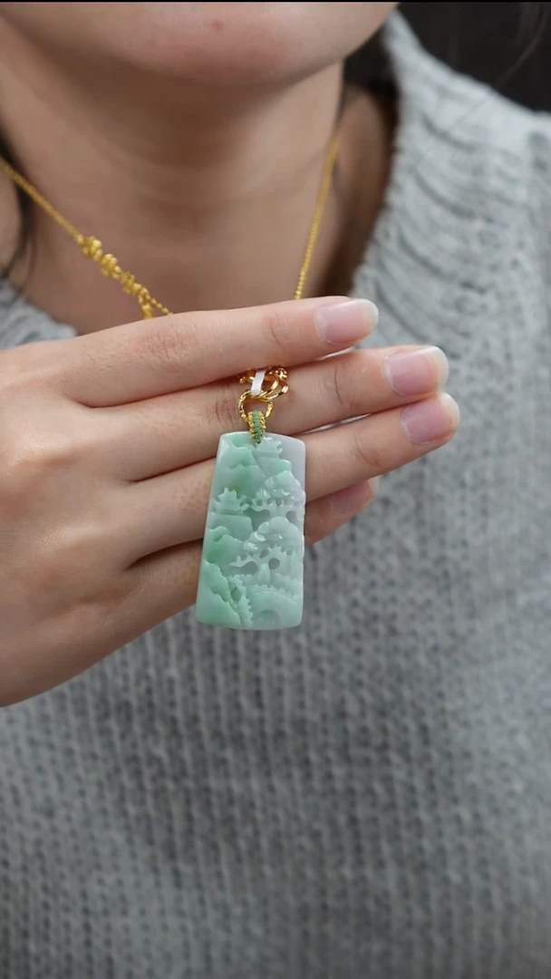 吊坠(赠链)未镶嵌翡翠2