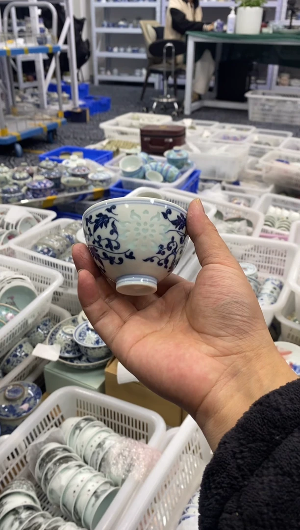 摆件陶景德陶瓷茶具容量约80