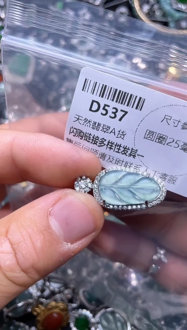 【闪购商品】翡翠颈饰未镶嵌D537吊坠