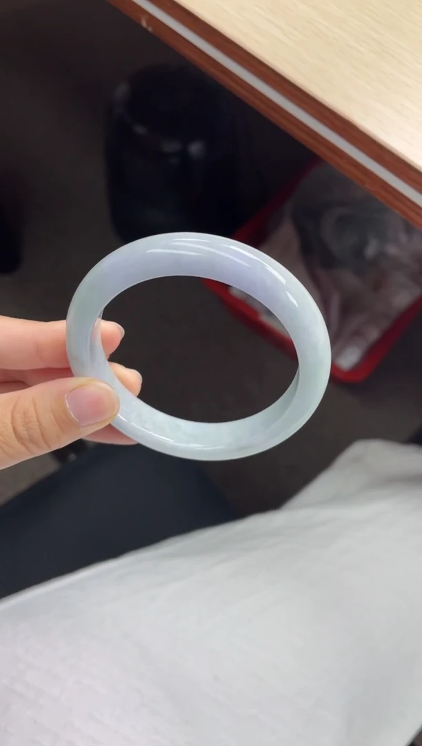 未镶嵌手镯翡翠12#天然A货翡翠手镯56-58圈口