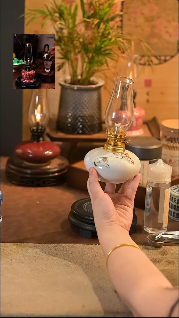 景德镇陶瓷香薰灯摆件