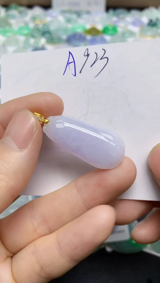 颈饰未镶嵌翡翠天然缅甸翡翠A货翡翠百元以上9元证书费自理