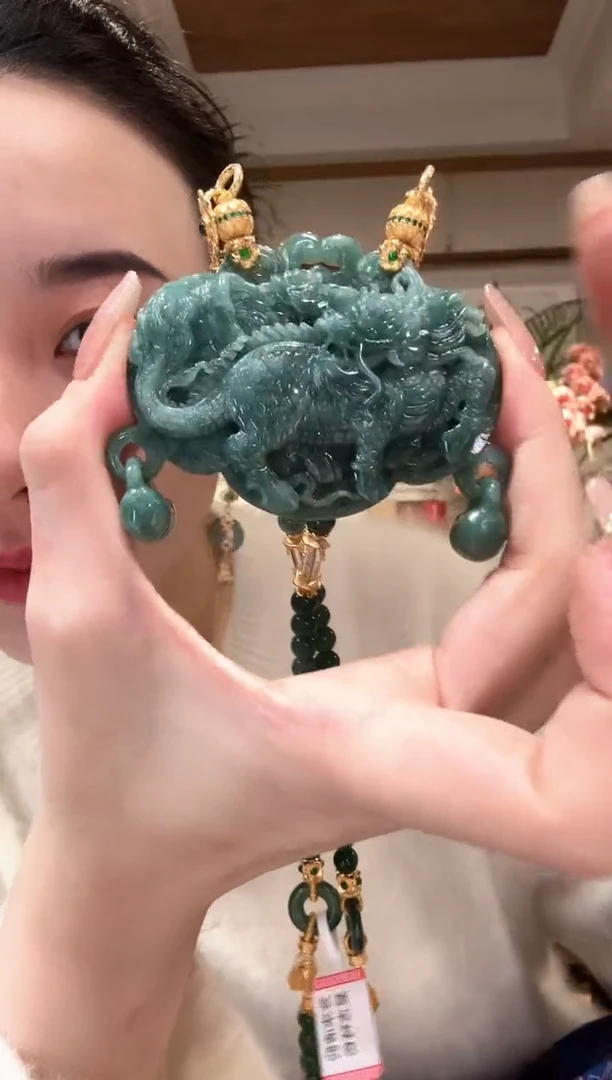 【闪购商品】翡翠颈饰未镶嵌国风
