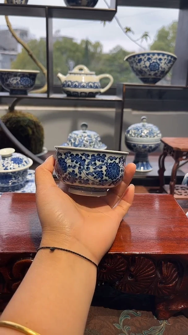 镹曰茶闲手工手绘茶具