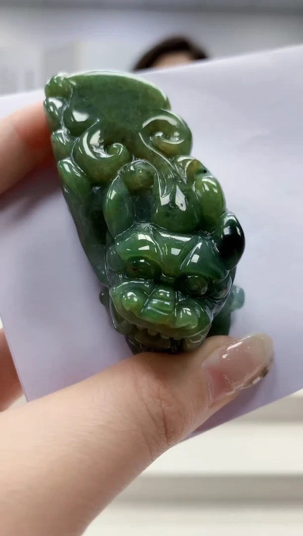 未镶嵌定制翡翠4829jw-毛货挂件57