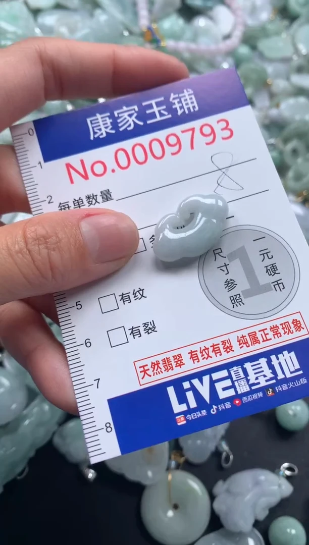 颈饰未镶嵌翡翠9793