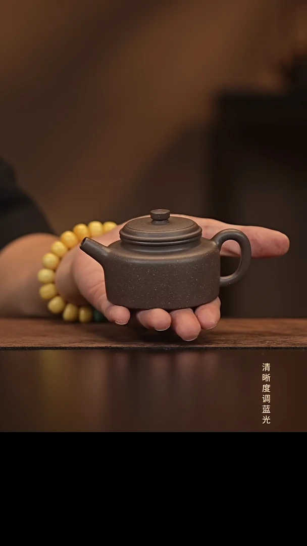 允禾斋  紫砂壶  德钟 天青