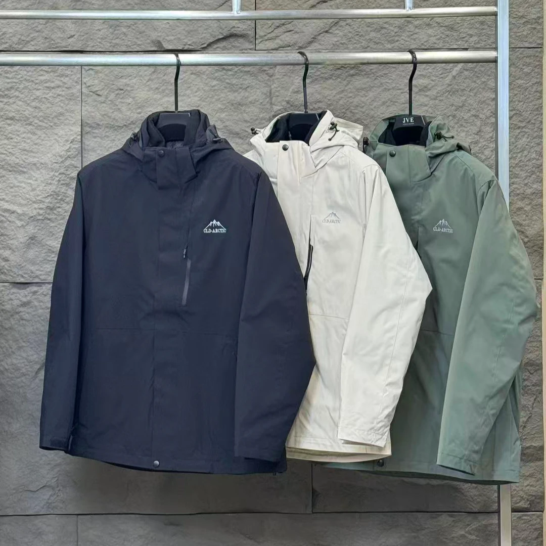 户外休闲百搭秋冬保暖男士登山连帽秋季羽绒服3608