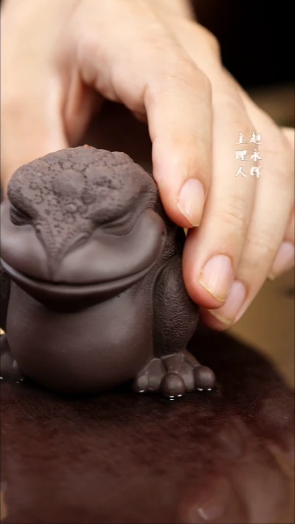 紫砂茶宠紫砂 唯吾知足