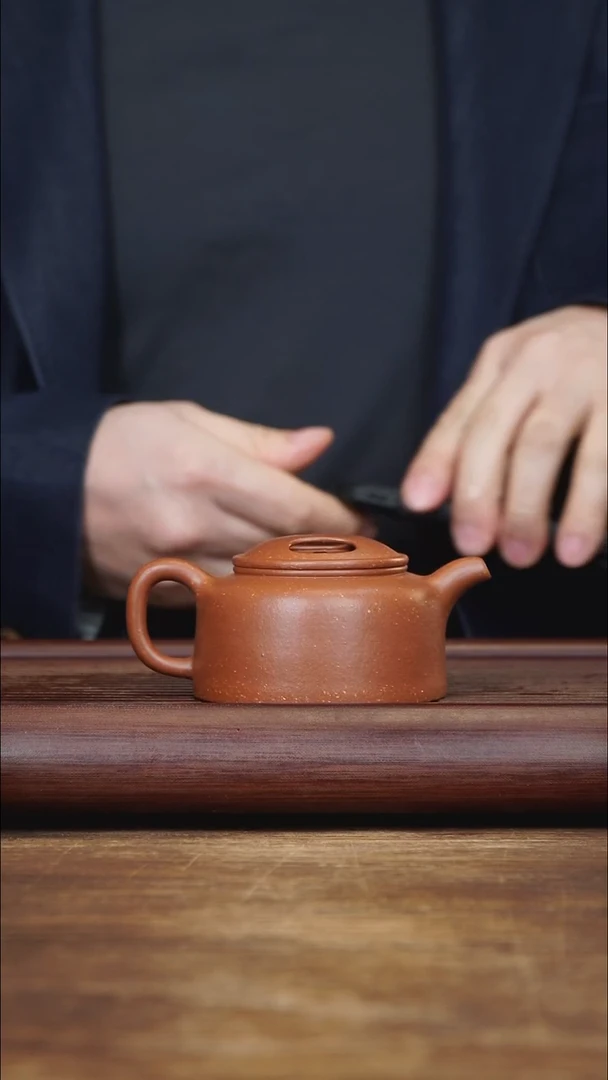 茶壶紫砂160ml 全手牛盖 家藏降坡泥