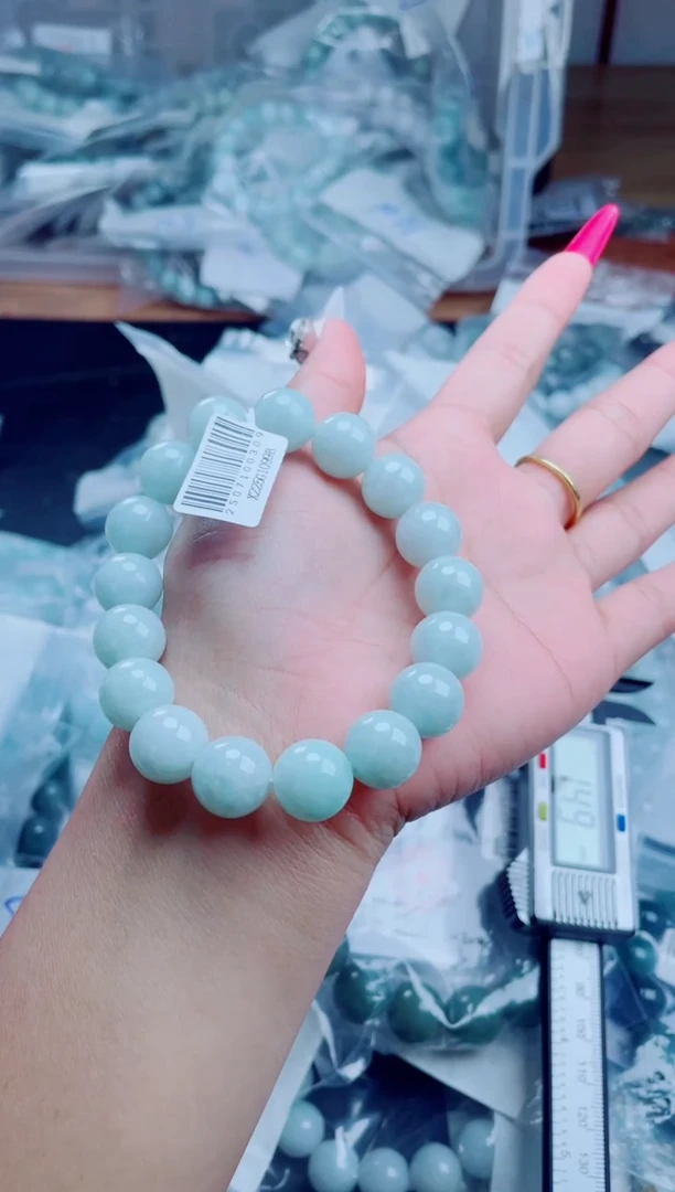 未镶嵌定制翡翠珠串