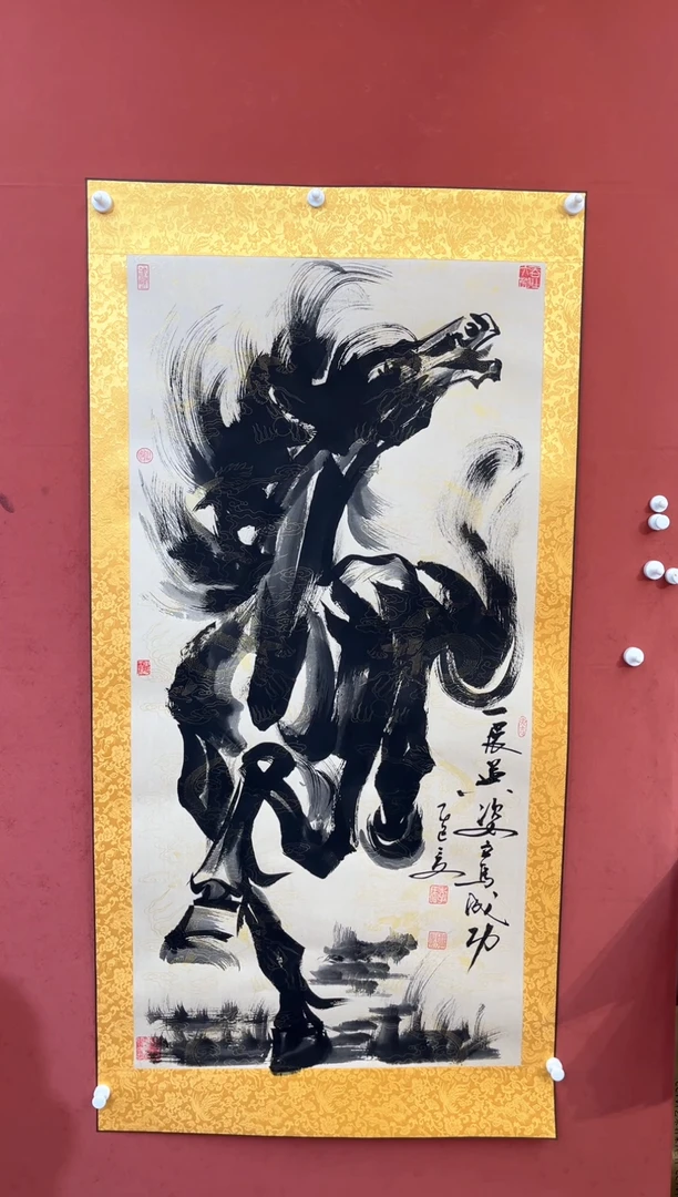 国画李继明老师现场创作 47