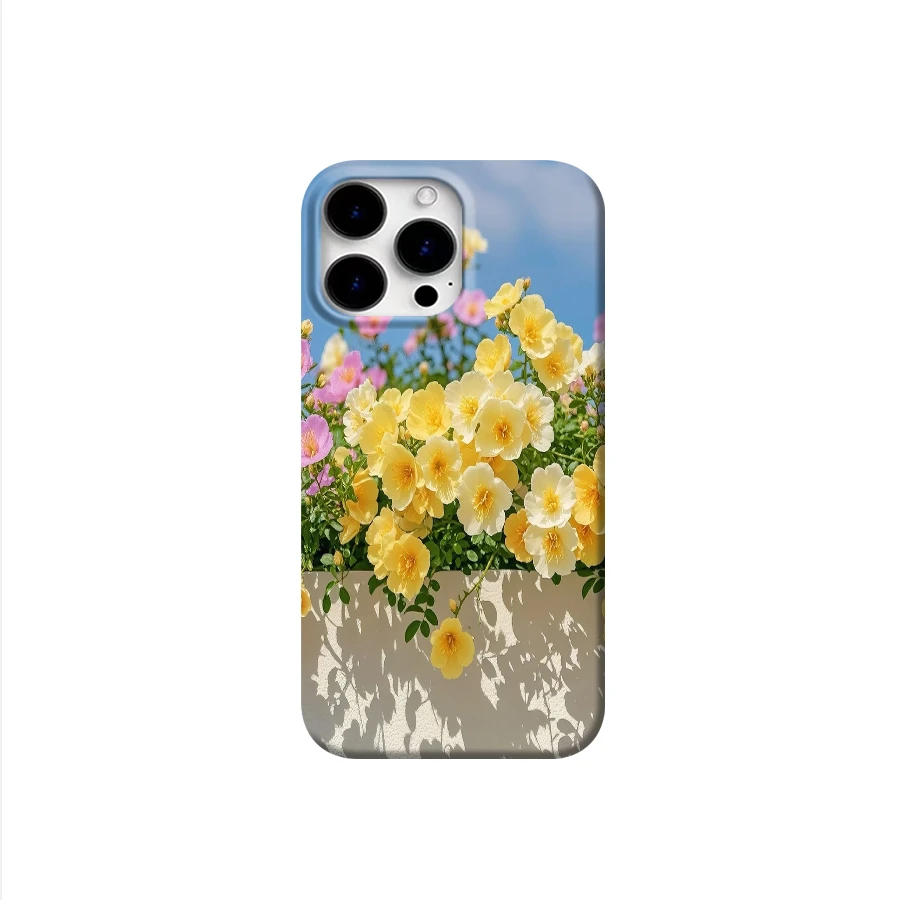 小黄花适用于苹果iPhone16promax安卓mate荣耀oppo一加vivo艺术