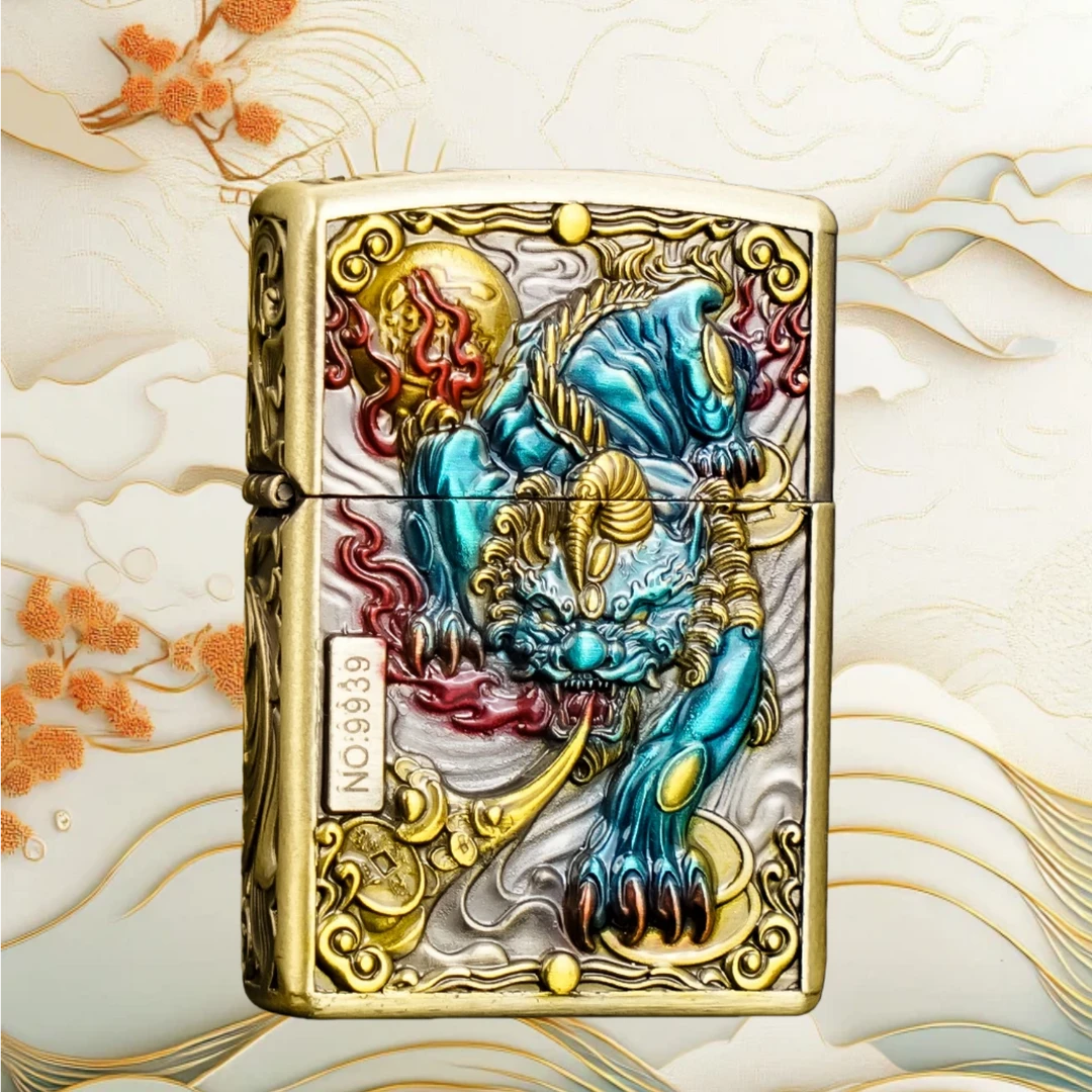 ZK29-201 珐琅彩貔貅打火机无油ZK29-201