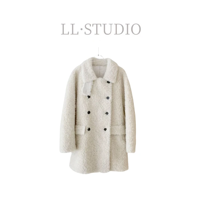 妙兮·LL冬季新款时尚洋气减龄气质百搭保暖毛毛外套*20242487