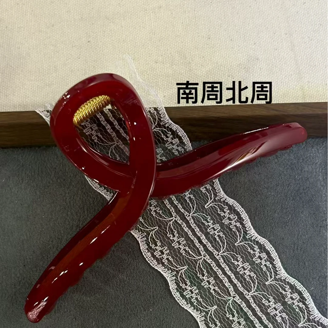 女边夹原创设计抓夹日韩发夹简约风复古风