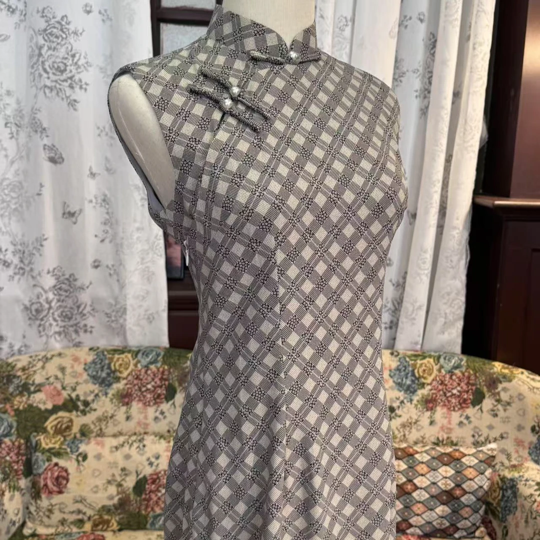 锦笙｜木映125cm新中式老上海修身改良旗袍女国风复古日常气质