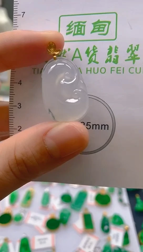 【闪购商品】翡翠颈饰18K金镶嵌新号开播，全场乱卖