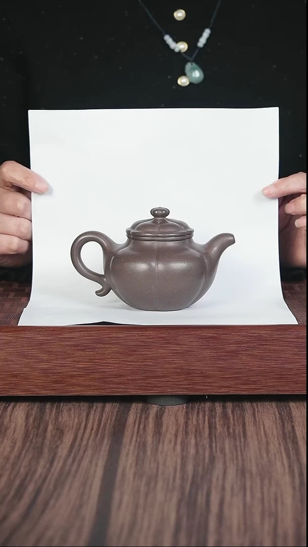 【闪购商品】紫砂茶壶筋纹 天青 莲子