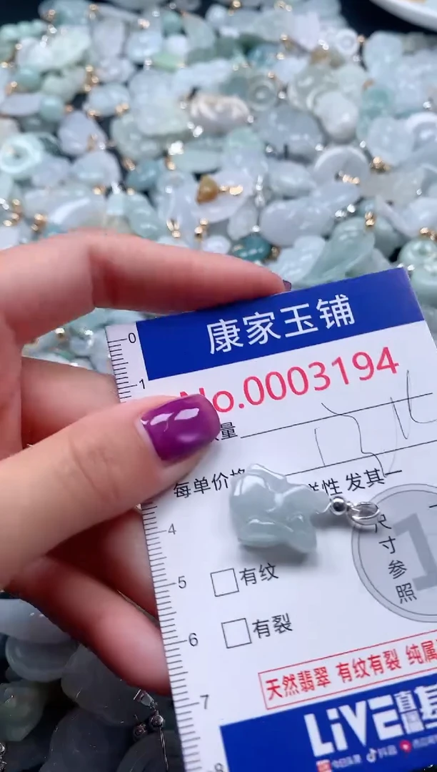 颈饰未镶嵌翡翠3194
