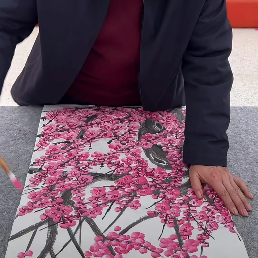 橱窗展示/文峰美术/杜宝才老师/宣纸国画/有证书