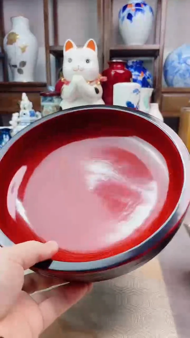 【闪购商品】盘日产实木大钵一一