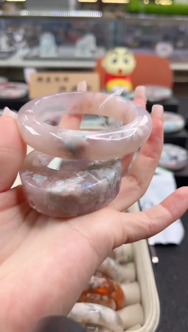 未镶嵌手镯石英质玉58圈口（赠品镯心）S987242