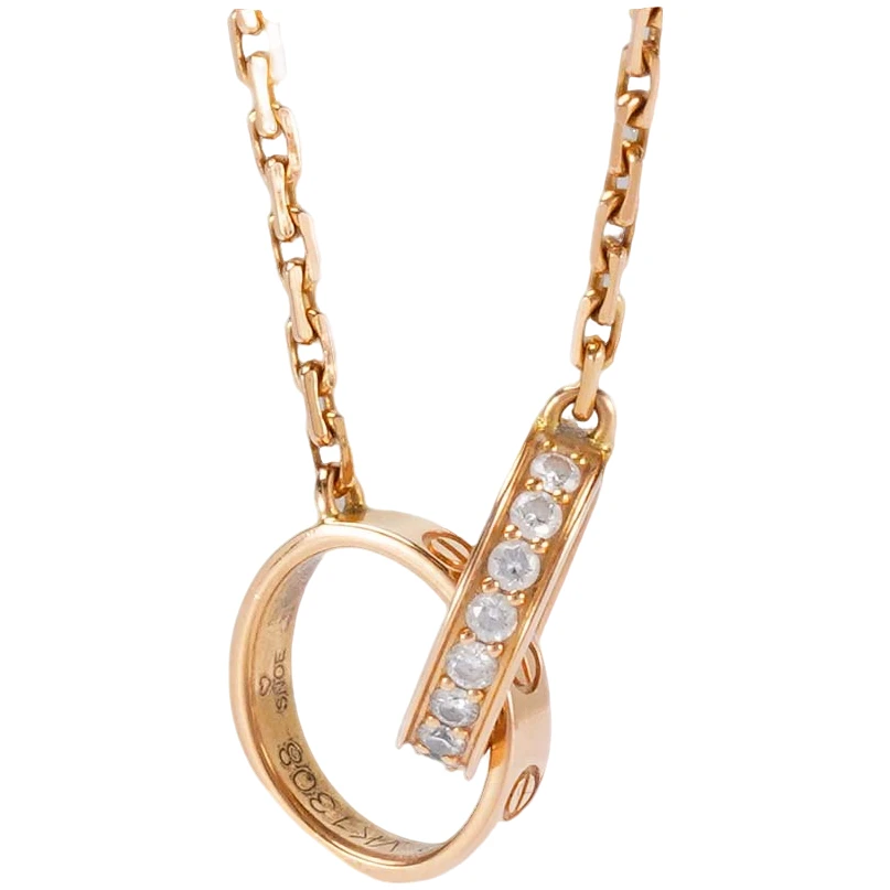 99新 Cartier/卡地亚 Love系列B7013900项链/JLP012520