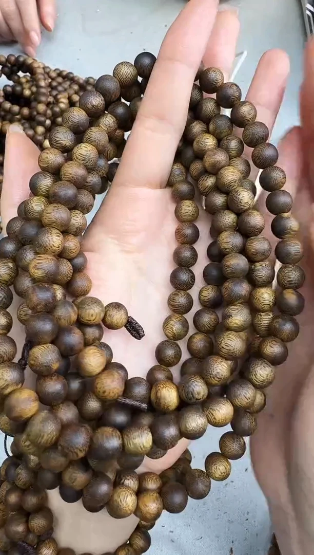 沉香手串0939张勺子圆珠多圈多样性发一