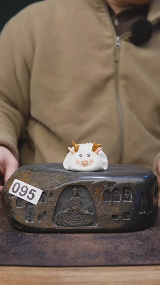 【闪购商品】陶瓷同款猪头龙饺子095