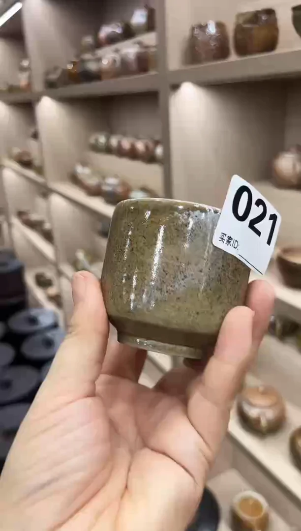 壶瑕疵无礼盒 柴烧杯   021