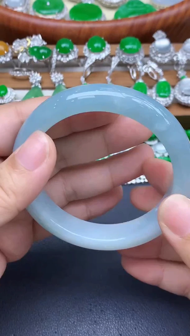 未镶嵌手镯翡翠500-中国好珍宝