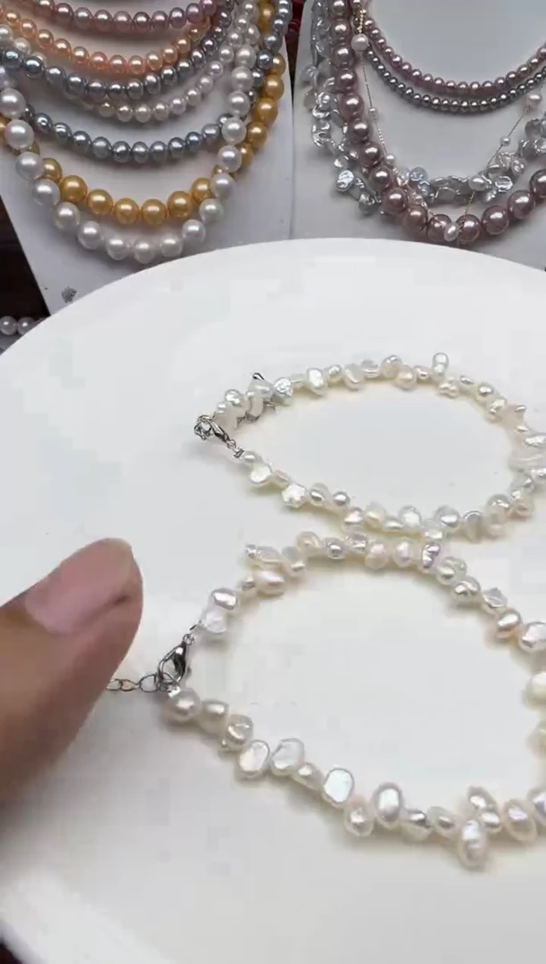 淡水珍珠未镶嵌颈饰1