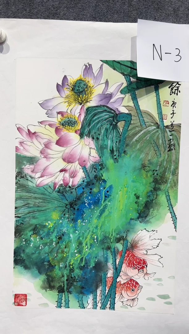 国画亲笔手绘N-3