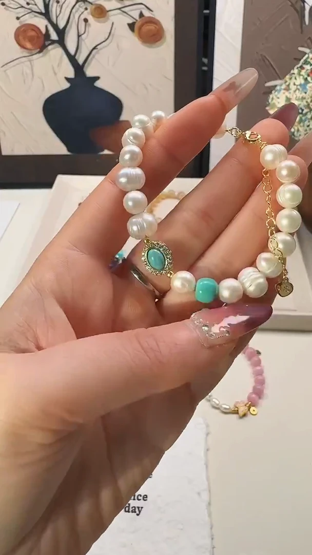 未镶嵌手链淡水珍珠064