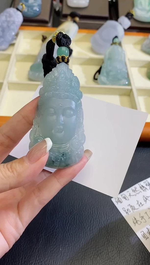 颈饰未镶嵌翡翠缅甸天然翡翠