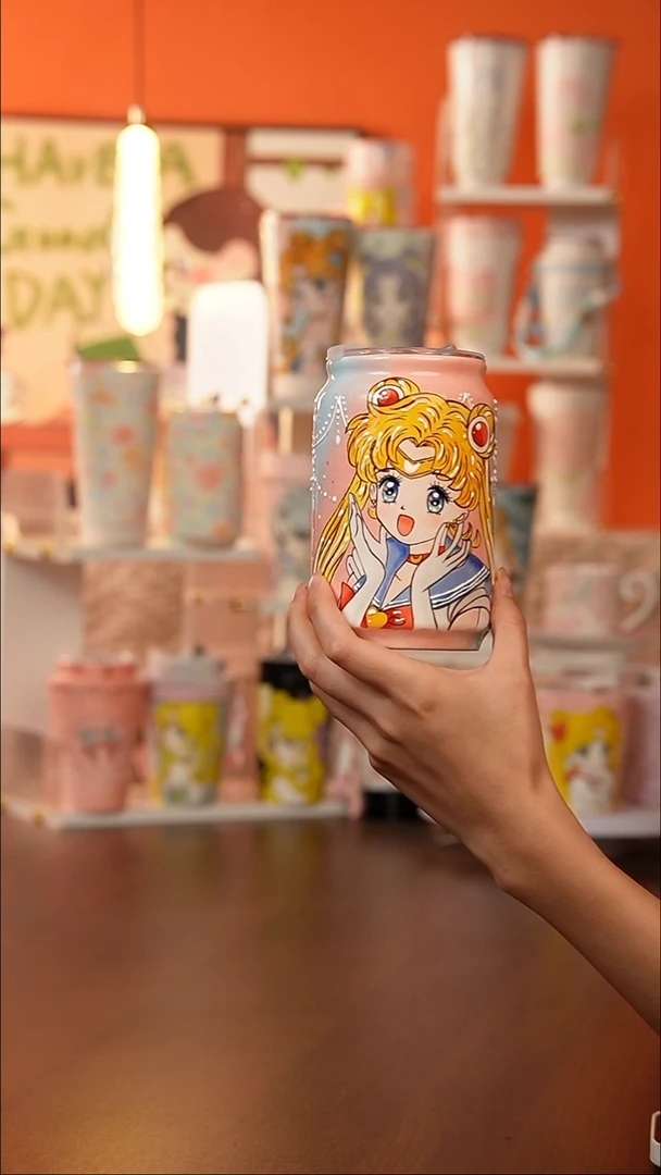 景德镇手工手绘文创陶瓷杯