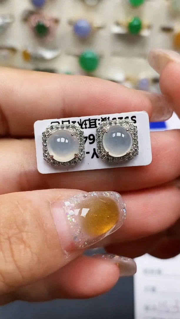 银S925镶嵌戒指翡翠9214
