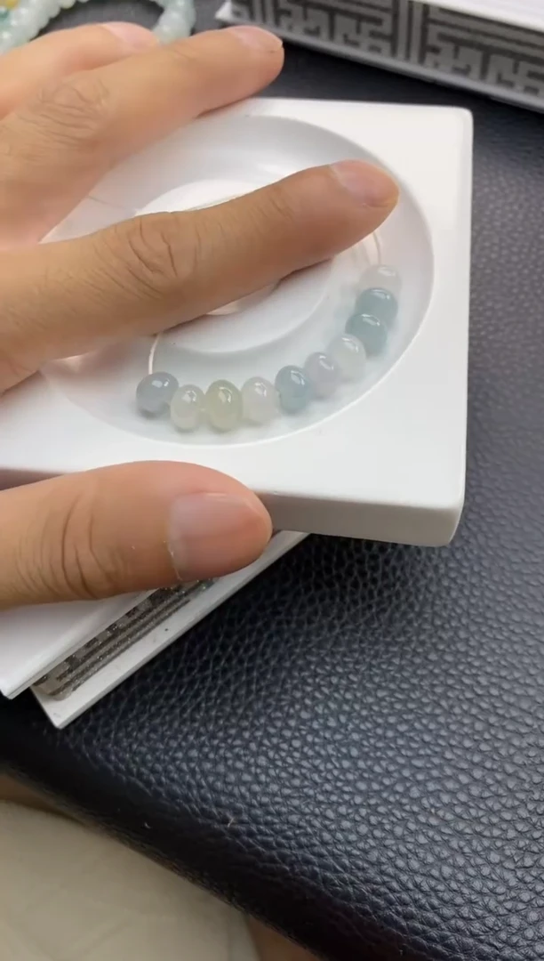 翡翠散珠33天然A货翡翠散珠