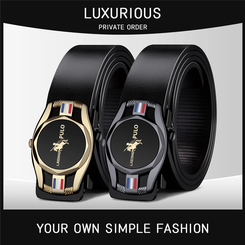 【补贴中】保罗轻奢时尚腰带经典男士皮带自动扣商务百搭时尚裤带