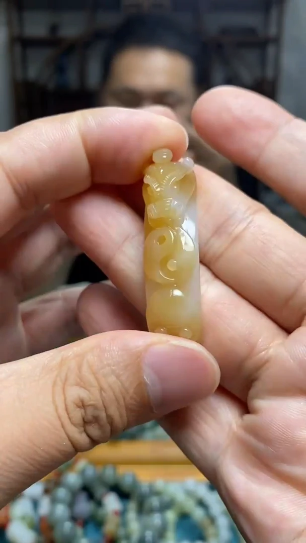 和田玉未镶嵌颈饰87