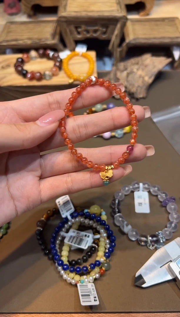 未镶嵌手链长石手饰@@D2950