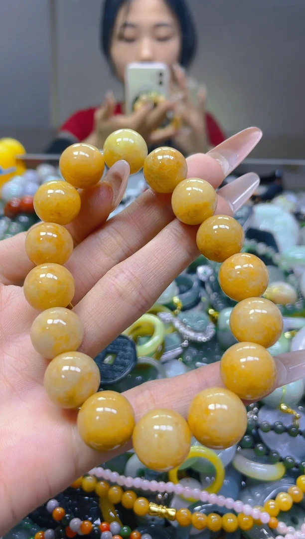 翡翠未镶嵌颈饰13MM/L/翡翠A货，一件也是批发价