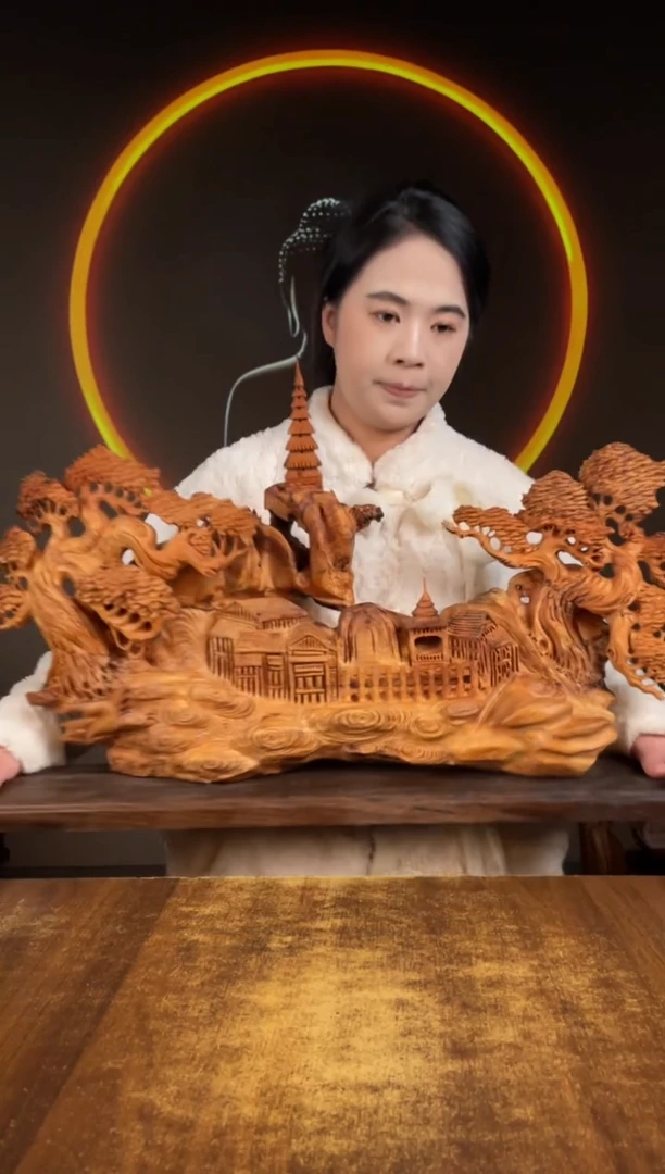 柏木（崖柏）手工摆件,先抢先得! 编号:282