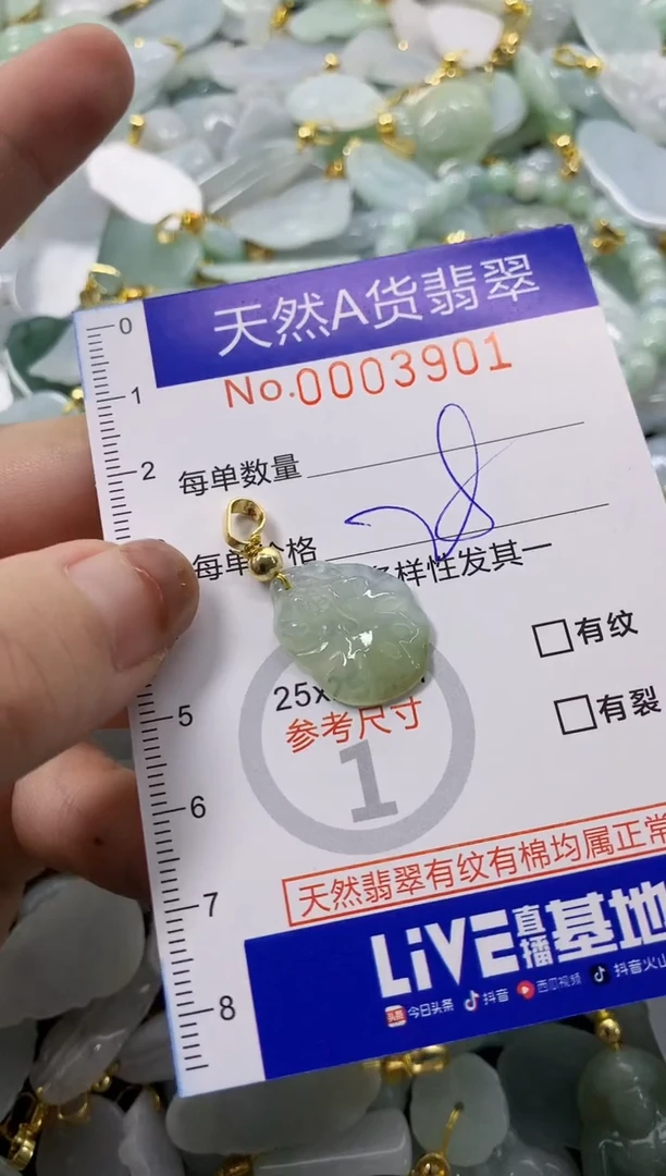 颈饰未镶嵌翡翠天然A货翡翠