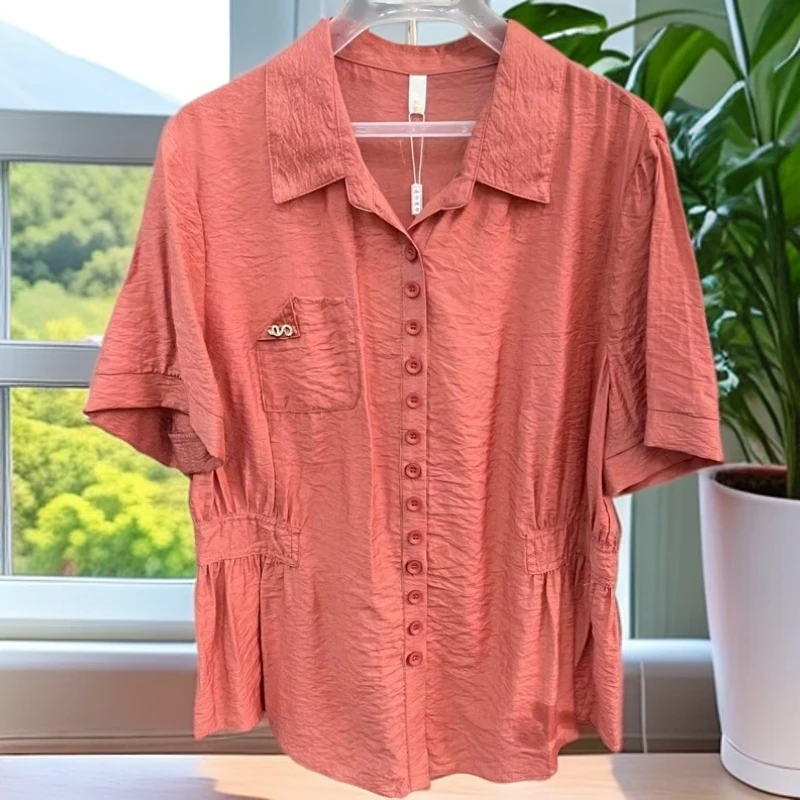 8061#【木兮兮专属】2025年春季新款休闲气质显瘦衬衫时尚小衫女款