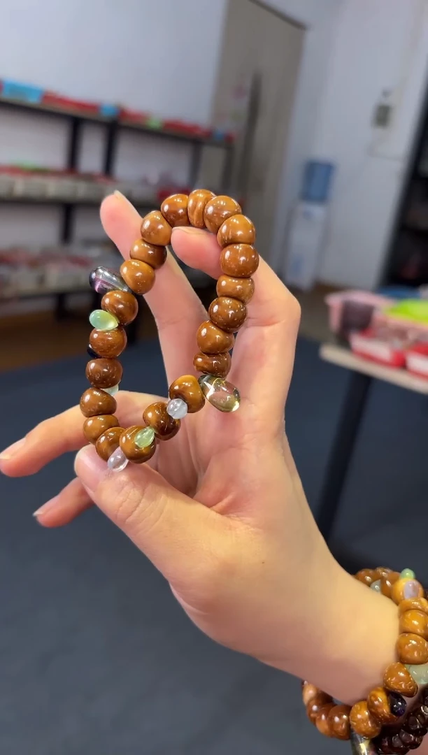 吊坠菩提根/象牙果库克大肠流光溢彩