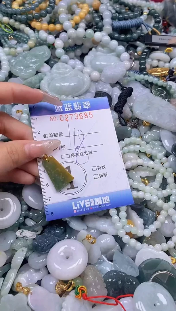 翡翠未镶嵌颈饰闪购0273685