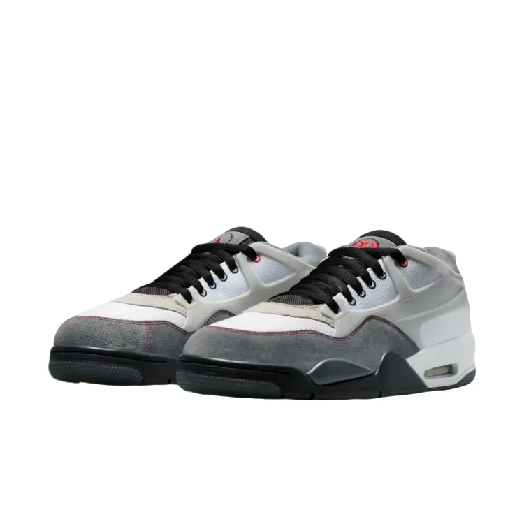 NIKE/耐克女鞋AJ4 (GS) 大童黑灰时尚百搭休闲运动板鞋IB8051-100